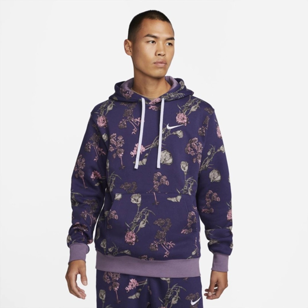 NIKE Sportswear Club Fleece Men's Pullover Hoodie In Purple